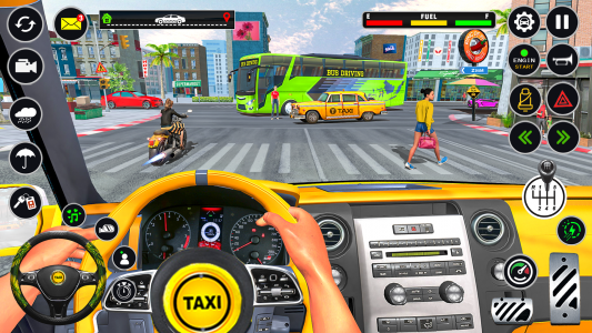 اسکرین شات بازی US Taxi Car Parking Simulator 3