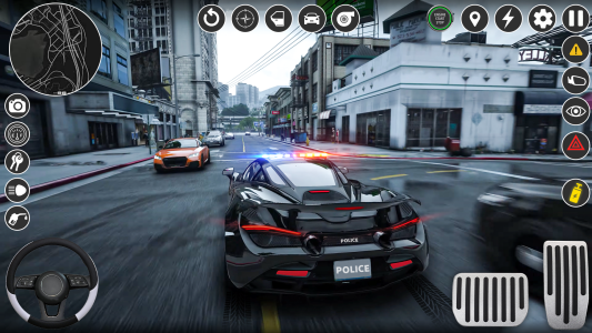 اسکرین شات 6 بازی Police Car Chase 3D Car Games