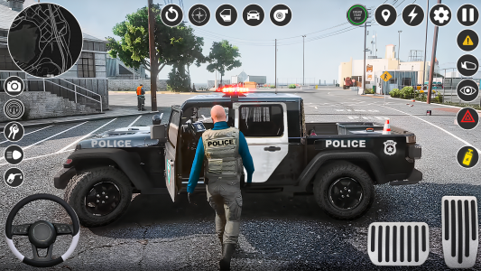 اسکرین شات بازی Police Car Chase 3D Car Games 4