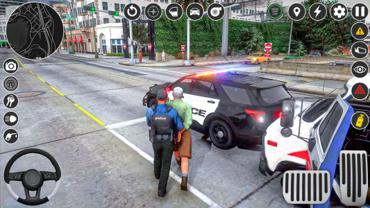اسکرین شات بازی Police Car Chase 3D Car Games 3
