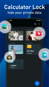 اسکرین شات 2 برنامه Calculator Lock - Hide Photo