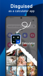 اسکرین شات 3 برنامه Calculator Lock - Hide Photo