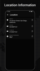 اسکرین شات 3 برنامه Compass App: Direction Compass
