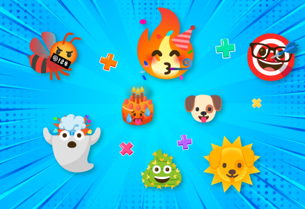 اسکرین شات 1 برنامه Emoji Maker - DIY Emoji Merge
