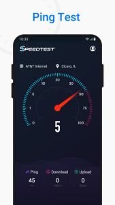اسکرین شات 1 برنامه Internet Speed Test - 5G Speed