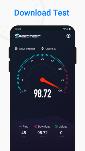 اسکرین شات 2 برنامه Internet Speed Test - 5G Speed