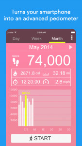 اسکرین شات برنامه Pedometer - Step Counter App 7