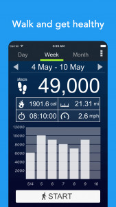 اسکرین شات برنامه Pedometer - Step Counter App 6