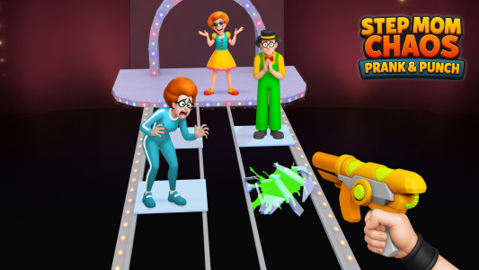 اسکرین شات 1 بازی Step Mom Chaos: Prank & Punch