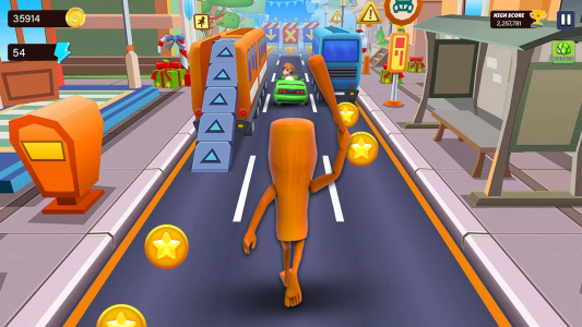اسکرین شات 5 بازی Mini Car Runner - Meme Games