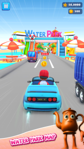 اسکرین شات 6 بازی Mini Car Runner - Meme Games
