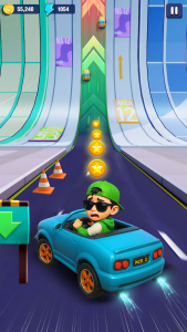 اسکرین شات 4 بازی Mini Car Runner - Meme Games