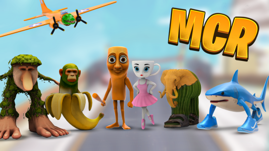 اسکرین شات 2 بازی Mini Car Runner - Meme Games