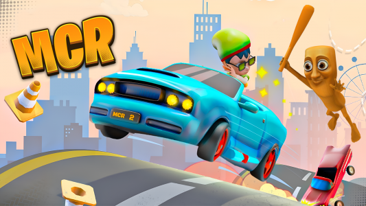 اسکرین شات 6 بازی Mini Car Runner - Meme Games