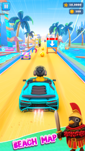 اسکرین شات 3 بازی Mini Car Runner - Meme Games