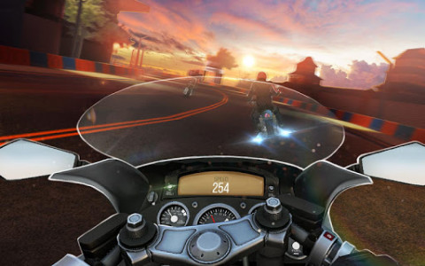 اسکرین شات بازی Moto Race 3D: Street Bike Racing Simulator 2018 1