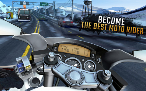 اسکرین شات 5 بازی Moto Rider GO: Highway Traffic