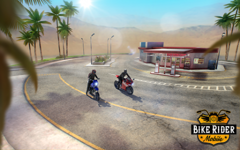 اسکرین شات بازی Bike Rider Mobile: Racing Duels & Highway Traffic 2
