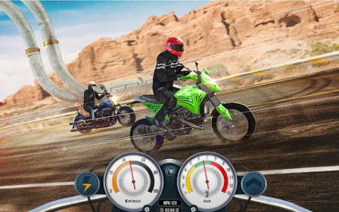 اسکرین شات بازی Bike Rider Mobile: Racing Duels & Highway Traffic 8