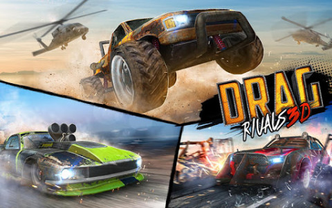 اسکرین شات بازی Drag Rivals 3D: Fast Cars & Street Battle Racing 1