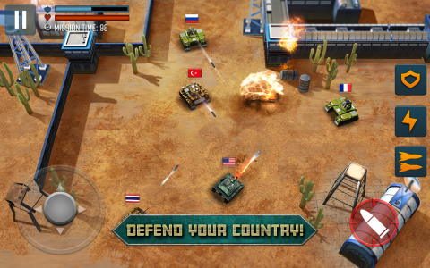 اسکرین شات بازی Tank Battle Heroes: World War 5