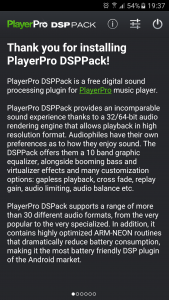 اسکرین شات برنامه PlayerPro DSP pack 1