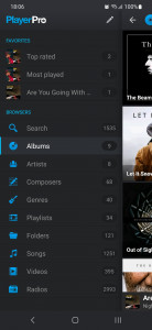اسکرین شات 4 برنامه PlayerPro Music Player