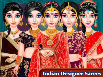 اسکرین شات بازی Gorgeous Indian Wedding - Beauty Salon Makeup Girl 4