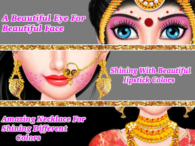 اسکرین شات بازی Gorgeous Indian Wedding - Beauty Salon Makeup Girl 5