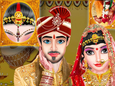 اسکرین شات بازی Gorgeous Indian Wedding - Beauty Salon Makeup Girl 3