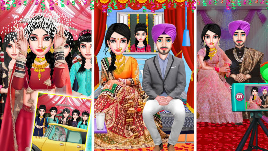 اسکرین شات برنامه Punjabi Wedding Indian Games 1