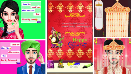 اسکرین شات 6 برنامه Punjabi Wedding Indian Games