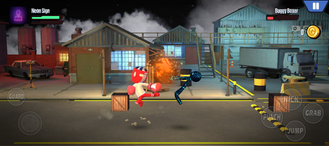اسکرین شات برنامه Stickman Ninja Fighting Games 2