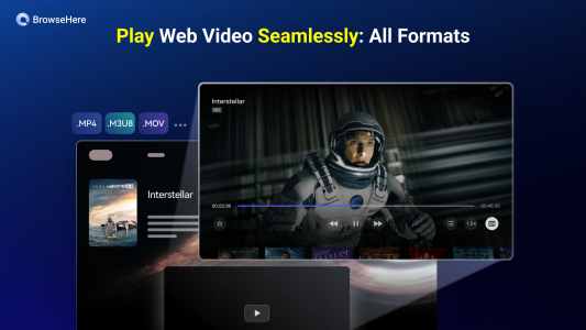 اسکرین شات 5 برنامه Browser TV Web - BrowseHere