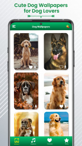 اسکرین شات 5 برنامه Dog Sound Ringtones Wallpapers