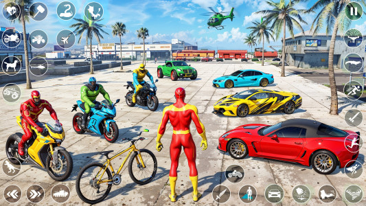 اسکرین شات بازی Miami Rope Hero : Spider Games 1