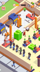 اسکرین شات برنامه Fast Food Fever - Idle Tycoon 1