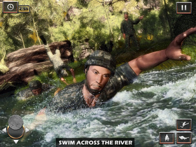 اسکرین شات برنامه Army War Hero Survival Commando Shooting Games 8