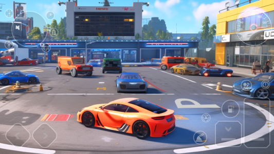 اسکرین شات برنامه Super Car Parking Game 1