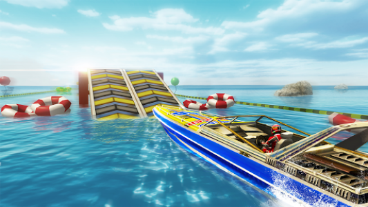 اسکرین شات بازی Mega Ramp Stunts Master Speed Boat Racing Games 7