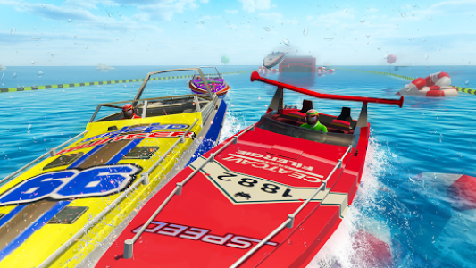 اسکرین شات بازی Mega Ramp Stunts Master Speed Boat Racing Games 3