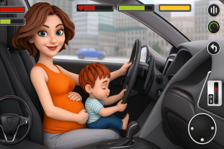 اسکرین شات 4 بازی Happy Home: Mom Simulator