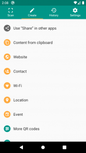 اسکرین شات 6 برنامه QR & Barcode Reader