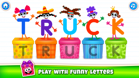 اسکرین شات بازی Baby ABC in box! Kids alphabet games for toddlers! 2