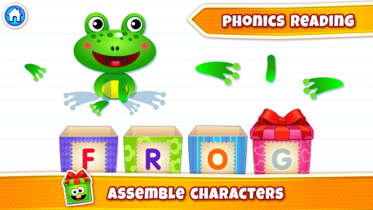 اسکرین شات 7 بازی Bini ABC Kids Alphabet Games!