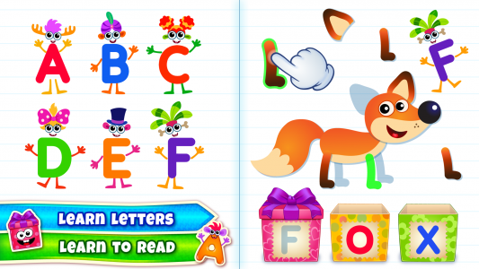 اسکرین شات بازی Baby ABC in box! Kids alphabet games for toddlers! 3