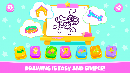 اسکرین شات بازی Drawing for kids! Toddler draw 1