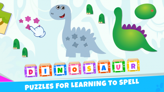 اسکرین شات بازی Bini Dino Puzzles for Kids! 4