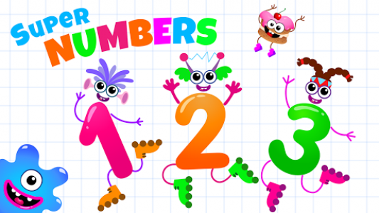 اسکرین شات بازی Learning numbers for kids! Writing Counting Games! 6