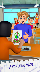 اسکرین شات 2 بازی Pass or Fail Teacher Game